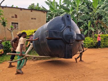 Transport of Water Tanks