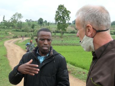 Meeting the agronomist Celestin